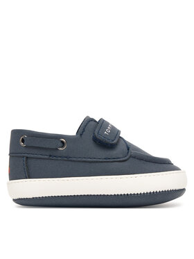 Tommy Hilfiger Tommy Hilfiger Poltopánky Low Cut Velcro T0B9-34331-0700 Tmavomodrá