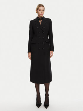 Dolce&Gabbana Dolce&Gabbana Vilnas mētelis F0W1WT FU2TS Melns Regular Fit
