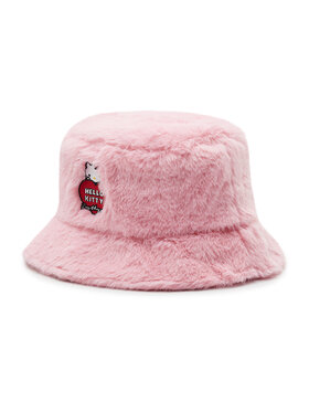 HYPE HYPE Kapelusz Bucket Hello Kitty Fur TWAO-2098 Różowy