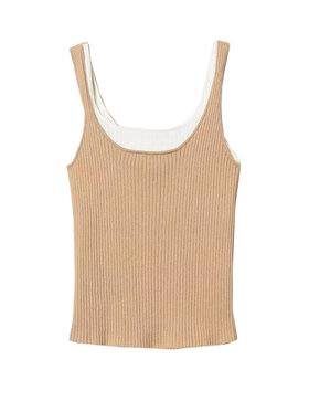 TWINSET TWINSET Top 251te3015-12292 Biały Regular Fit