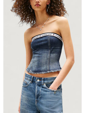 Tommy Jeans Tommy Jeans T-Shirt TOMMY GIRL DENIM TUB Μπλε Girl Fit