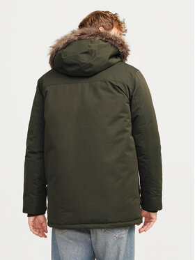 Jack&Jones Parka Construct 12258406 Zelena Regular Fit