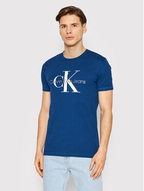 Calvin Klein Jeans Calvin Klein Jeans T-Shirt J30J320806 Blau Slim Fit