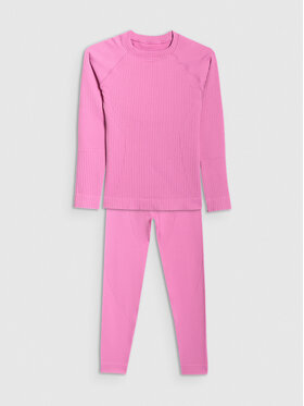 4F 4F Komplet bielizny termoaktywnej SKI UNDERWEAR Różowy
