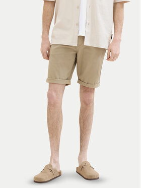 Tom Tailor Tom Tailor Stoffshorts 1040227 Beige Slim Fit