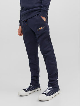 Jack&Jones Junior Jack&Jones Junior Spodnie dresowe 12237173 Granatowy Comfort Fit