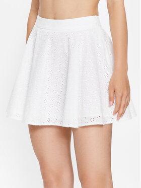 Glamorous Glamorous Spódnica trapezowa AN4457 Biały Regular Fit