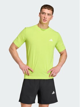 adidas adidas Koszulka techniczna 158826 Żółty Regular Fit