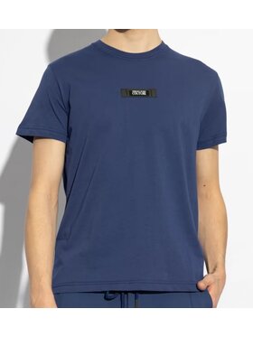 Versace Jeans Couture Versace Jeans Couture T-Shirt 77GAH6S3 J0001 Niebieski Regular Fit