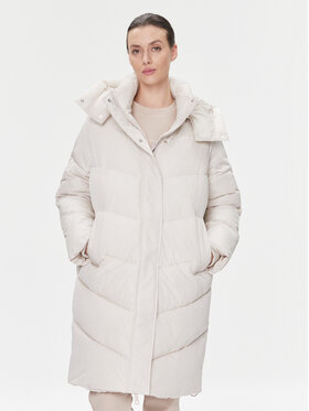 Calvin Klein Calvin Klein Kurtka zimowa Modern K20K205948 Écru Relaxed Fit