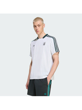 adidas adidas Koszulka techniczna Liverpool FC Terrace Icons Jersey Biały Loose Fit