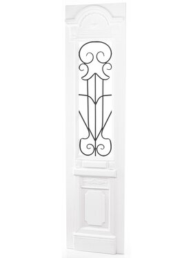 MIAhome MIAhome Dekoracja ścienna PORTA Biały