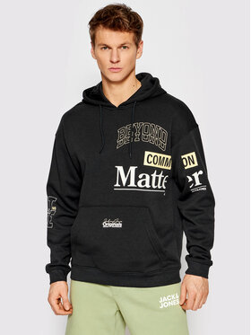 Jack&Jones Jack&Jones Bluză Barricade 12207515 Negru Oversiza