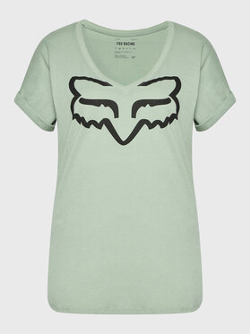 Fox Racing Fox Racing T-shirt Boundary 25718 Zelena Regular Fit