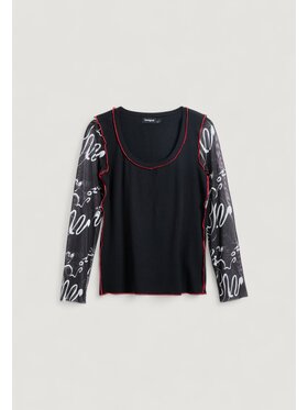 Desigual Desigual Sweter TS_MARTINA Czarny To Fit