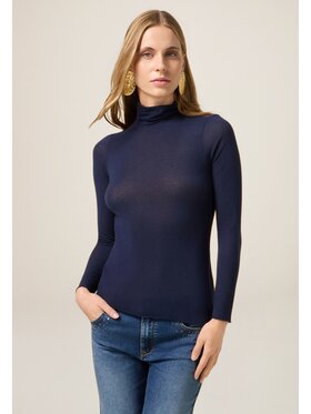 Oltre Oltre T-shirt G050J104294N034 Blu Slim Fit