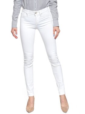 Lee Lee Jeansy SCARLETT Biały Skinny Fit