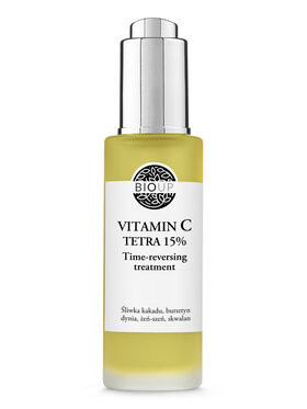 BIOUP BIOUP Vitamin C Tetra 15% Time-reversing treatment – luksusowe serum z bursztynem i żeń-szeniem Serum