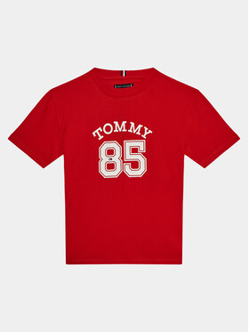 Tommy Hilfiger Tommy Hilfiger T-shirt Mesh Varsity Tee S/S KB0KB08683 Rosso Regular Fit