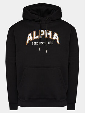 Alpha Industries Alpha Industries Bluza College 146331 Czarny Regular Fit
