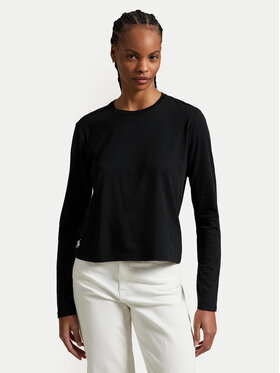 Polo Ralph Lauren Polo Ralph Lauren Блуза 211967103002 Черен Classic Fit