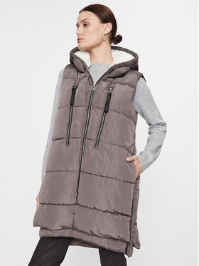 ONLY ONLY Αμάνικο Μπουφάν 15300259 Γκρι Regular Fit