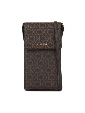 Calvin Klein Calvin Klein Чохол для телефону Ck Must Phone Pouch Xbody-Mono K60K611323 Коричневий