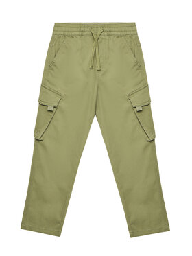 United Colors Of Benetton United Colors Of Benetton Kalhoty z materiálu 4TCGCF049 Zelená Regular Fit