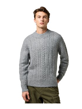 Wrangler Wrangler Sweter 112371666 Szary Regular Fit
