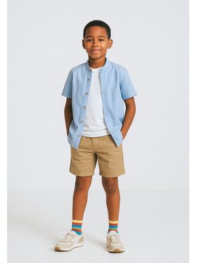 minoti minoti Koszula 23SET100 Beżowy Regular Fit