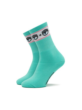 Chiara Ferragni Chiara Ferragni Chaussettes hautes femme 74SB0J02 Bleu