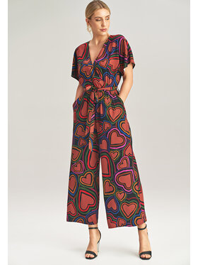FIGL FIGLFIGL Jumpsuit M1022 Rosso Regular Fit