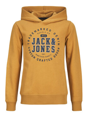 Jack&Jones Junior Jack&Jones Junior Bluza Stamp 12213297 Żółty Regular Fit
