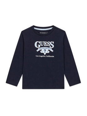 Guess Guess Särkpluus N6YI12 K3800 Tumesinine Regular Fit