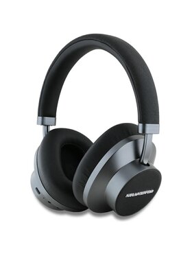 KARL LAGERFELD KARL LAGERFELD Zestaw prezentowy Słuchawki nauszne Saffiano Elongated Bluetooth ANC Czarny