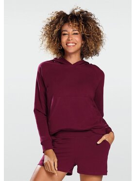 DKaren Sport DKaren Sport Dres Kkoko Bordowy Slim Fit