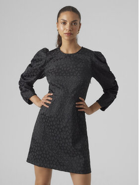 Vero Moda Vero Moda Коктейлна рокля Vigo 10298929 Черен Regular Fit