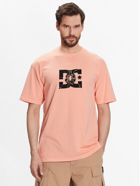DC DC T-Shirt Shatter ADYZT05234 Pomarańczowy Regular Fit