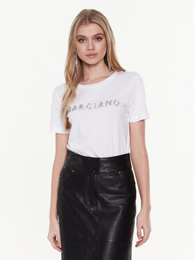 Marciano Guess Marciano Guess T-krekls Simone 3GGP11 6138A Balts Regular Fit