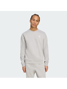 adidas adidas Longsleeve Trefoil Essentials Crew Szary Regular Fit