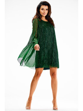 Awama Awama Abito da sera A628 Verde Basic Fit
