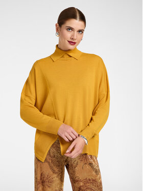 Elena Mirò Elena Mirò Maglione M113Z000880N0C8 Giallo Over Fit