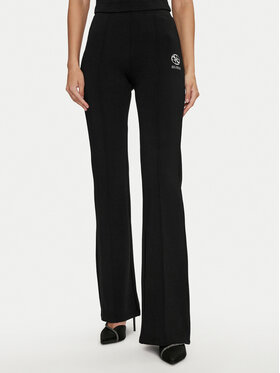 Guess Guess Stoffhose Elea V4YB01 KCDN0 Schwarz Slim Fit
