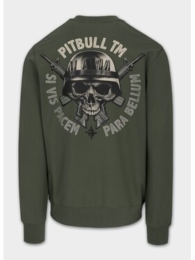 PITBULL PITBULL Bluza PARA BELLUM Zielony Regular Fit