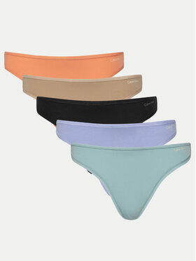 Calvin Klein Underwear Calvin Klein Underwear Комплект 5 чифта бикини тип прашка 000QD5250E Цветен