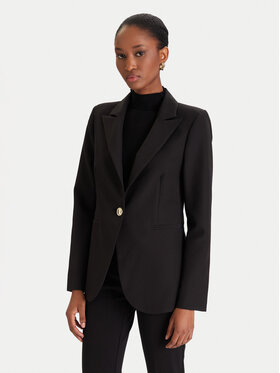 Rinascimento Rinascimento Sacou CFC0126224003 Negru Regular Fit