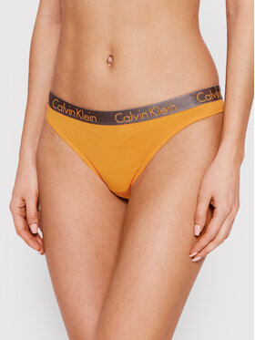 Calvin Klein Underwear Calvin Klein Underwear Kalhotky string 000QD3539E Oranžová