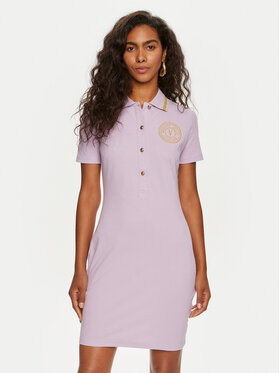 Versace Jeans Couture Versace Jeans Couture Ежедневна рокля 76HAOT03 Виолетов Regular Fit
