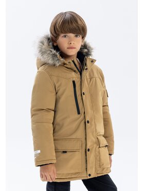 MINOTI MINOTI Kurtka zimowa 19coat72 Beżowy Regular Fit