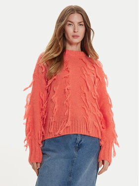 ViCOLO ViCOLO Sweter 33050S Pomarańczowy Regular Fit
